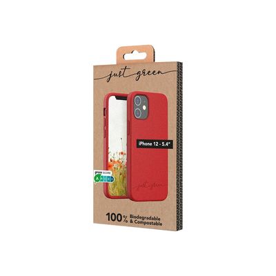 Just Green - coque de protection pour iPhone 12 mini - red
