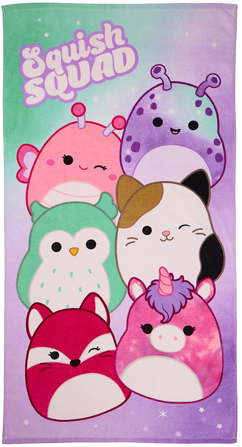 Squishmallows håndkle 70x140