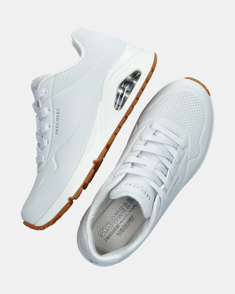 Skechers Uno Wide Lage sneakers  - wit