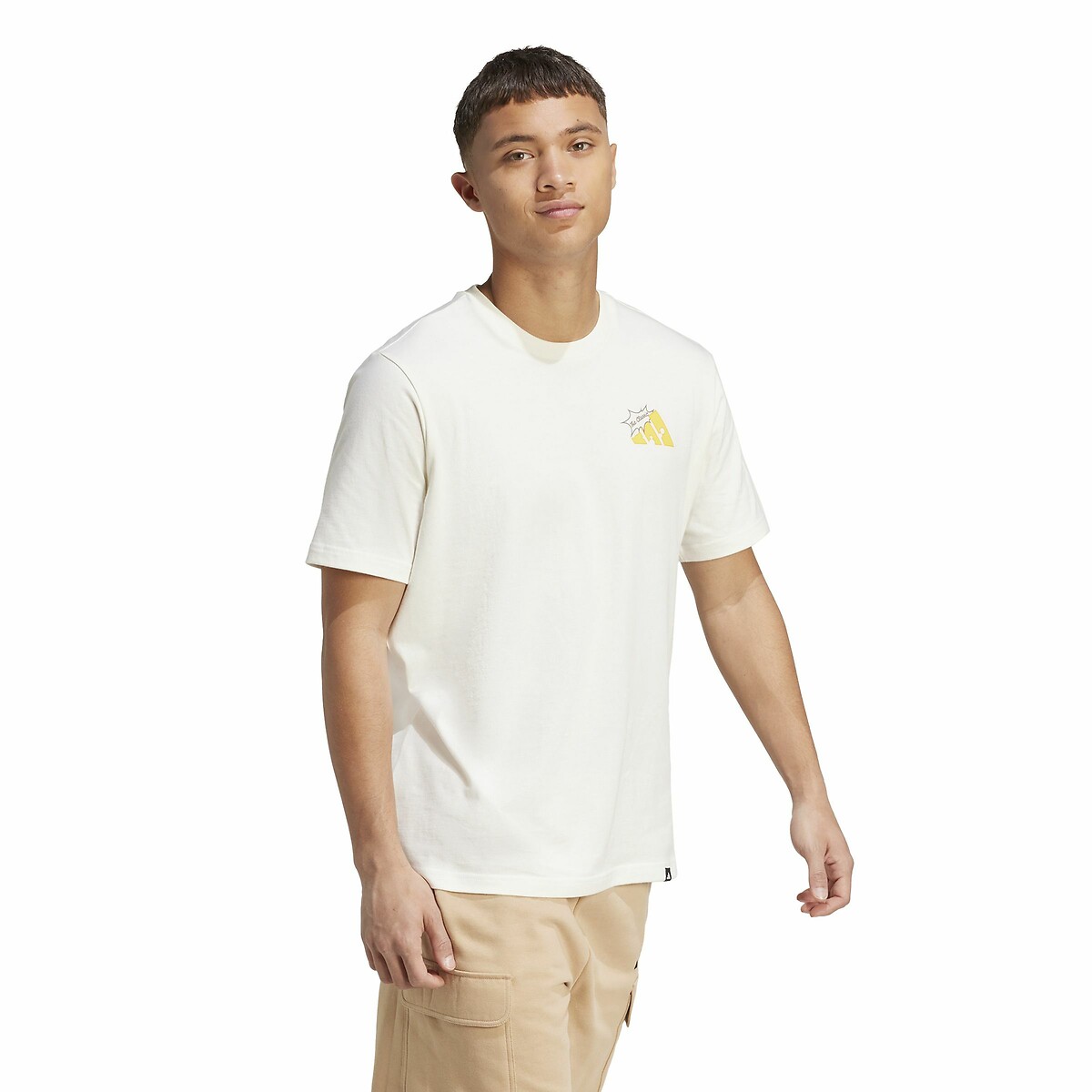 ADIDAS ROUPAS ESPORTIVAS<br>Camiseta de manga curta com estampa
