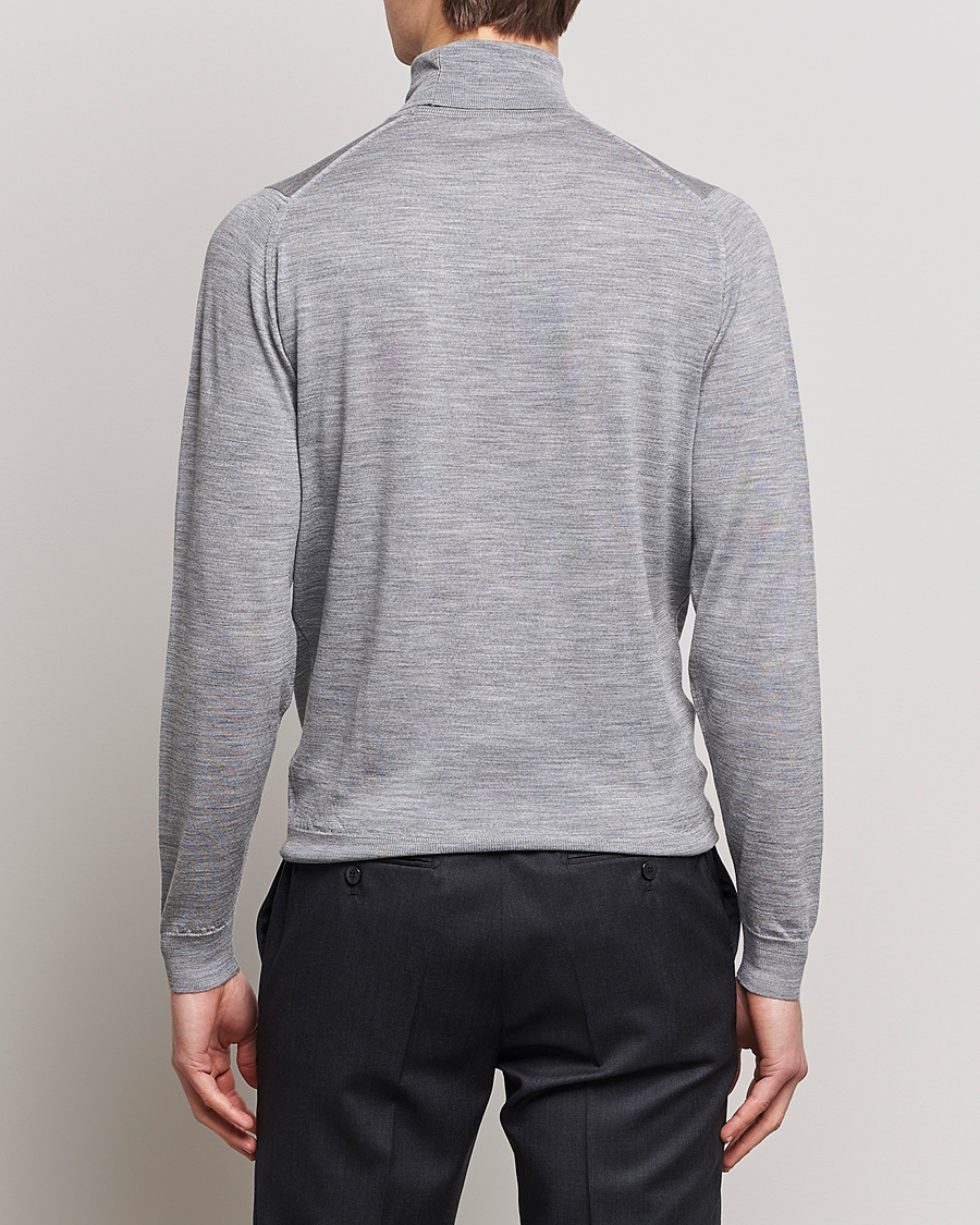 John Smedley Cherwell Extra Fine Merino Rollneck Silver