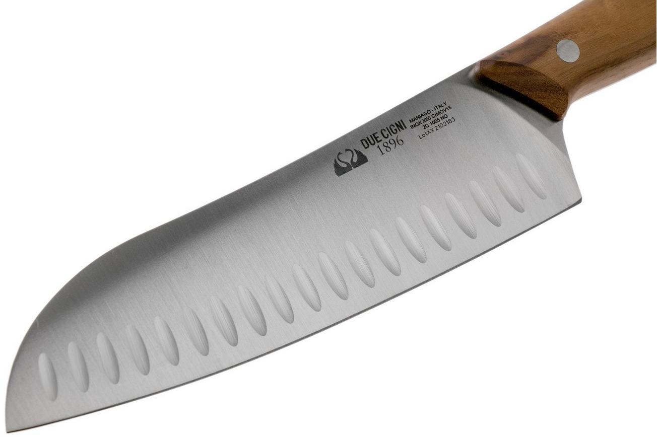 Due Cigni 1896, 2C1005NO Santoku 18 cm, walnoothout