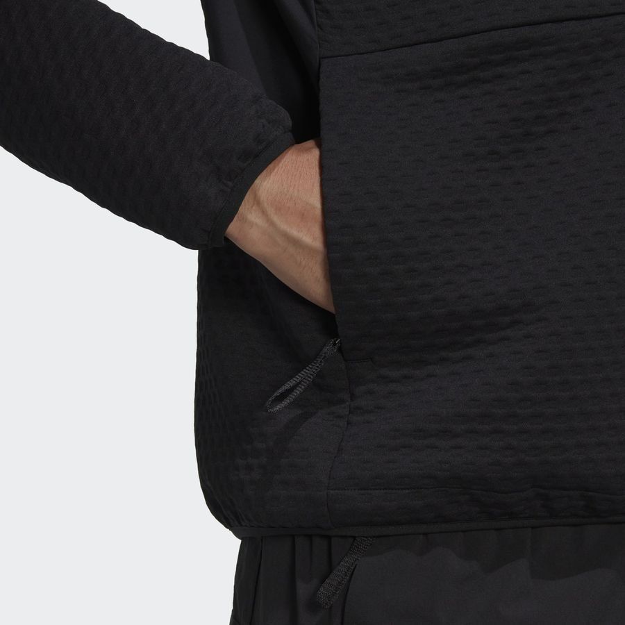 adidas Maillot Fleece Terrex Half Zip - Noir