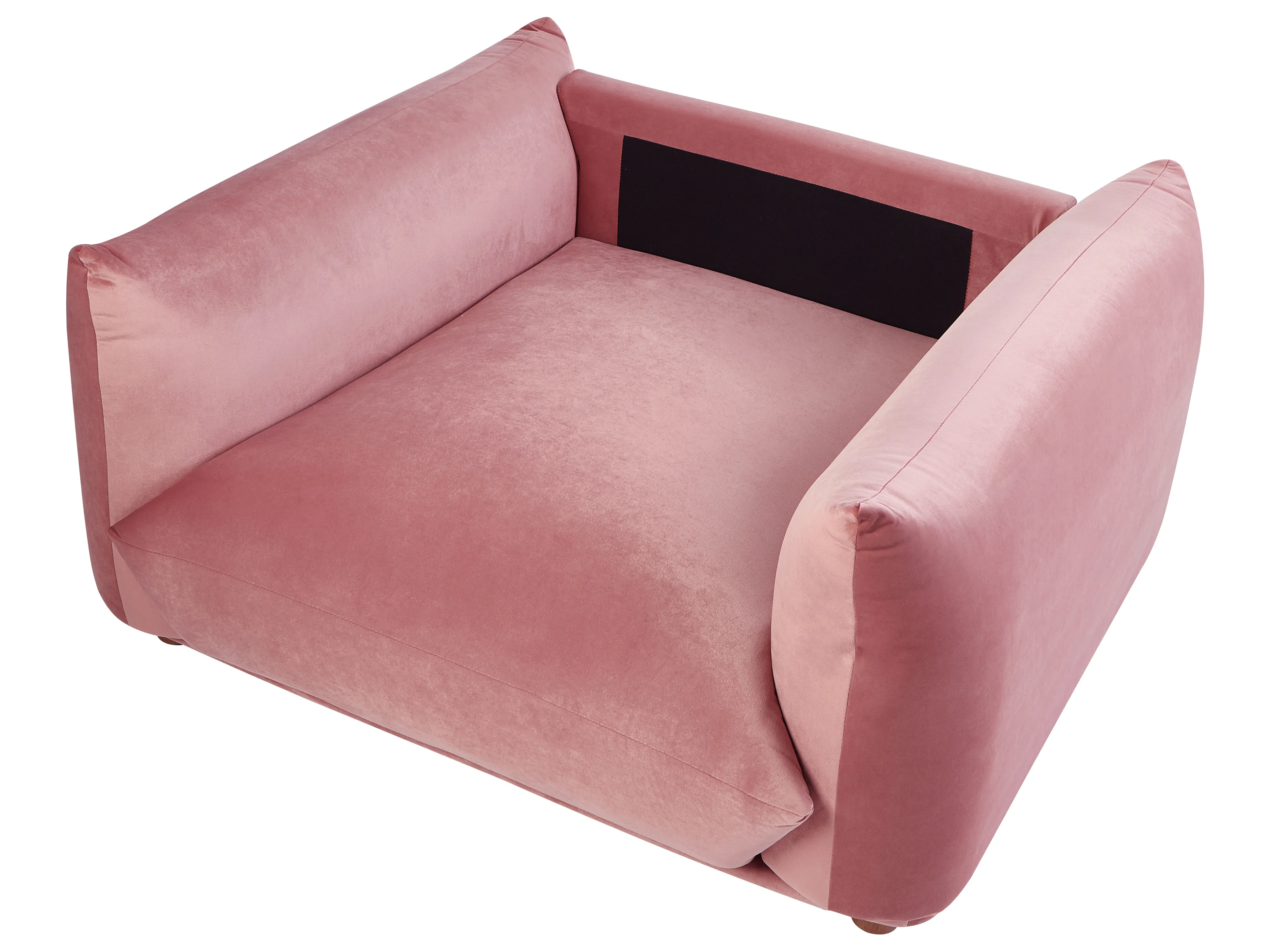 Bankenset 5-zits LUVOS Fluweel Roze