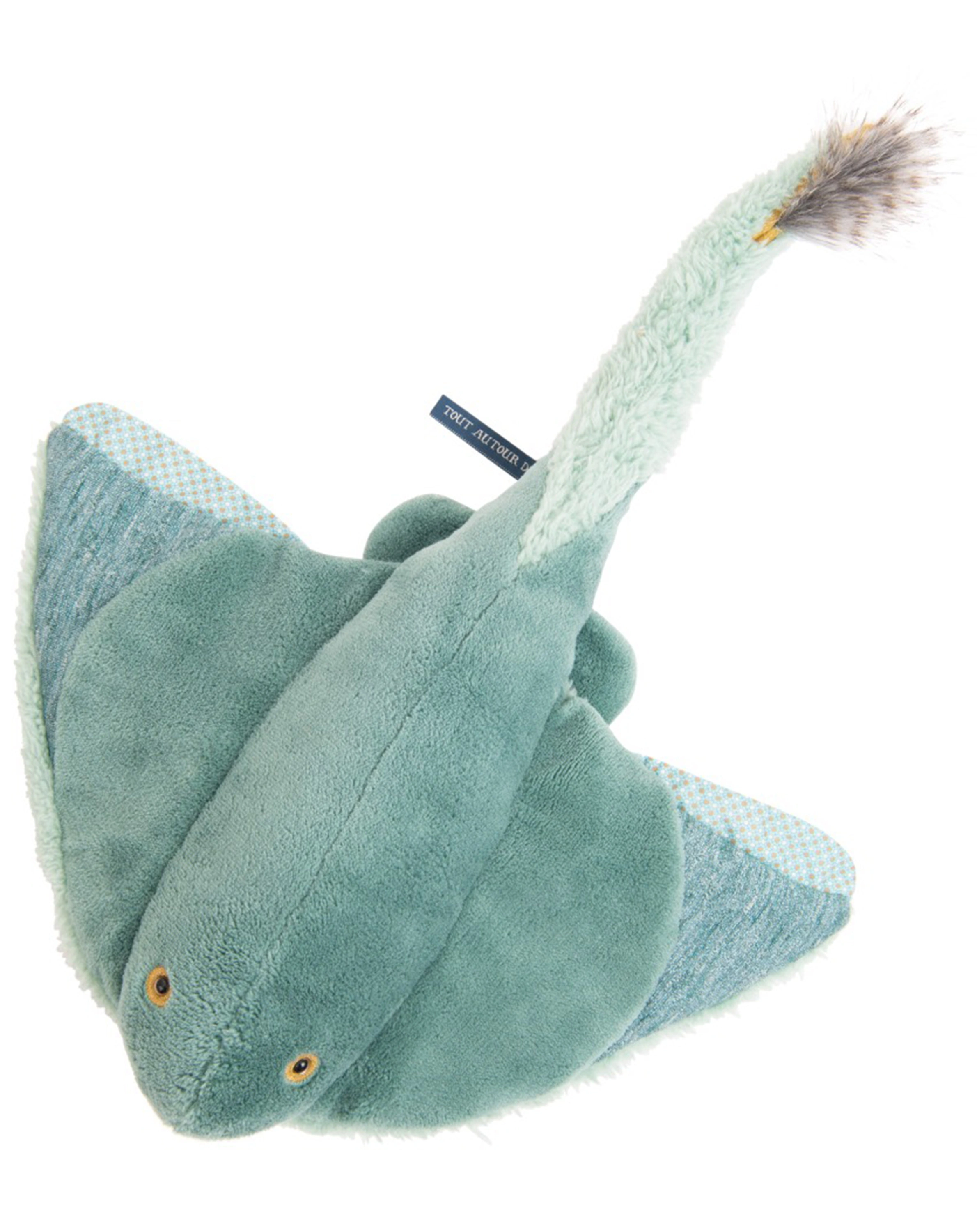 Plüschtier KLEINER ROCHEN (50 cm) in graublau