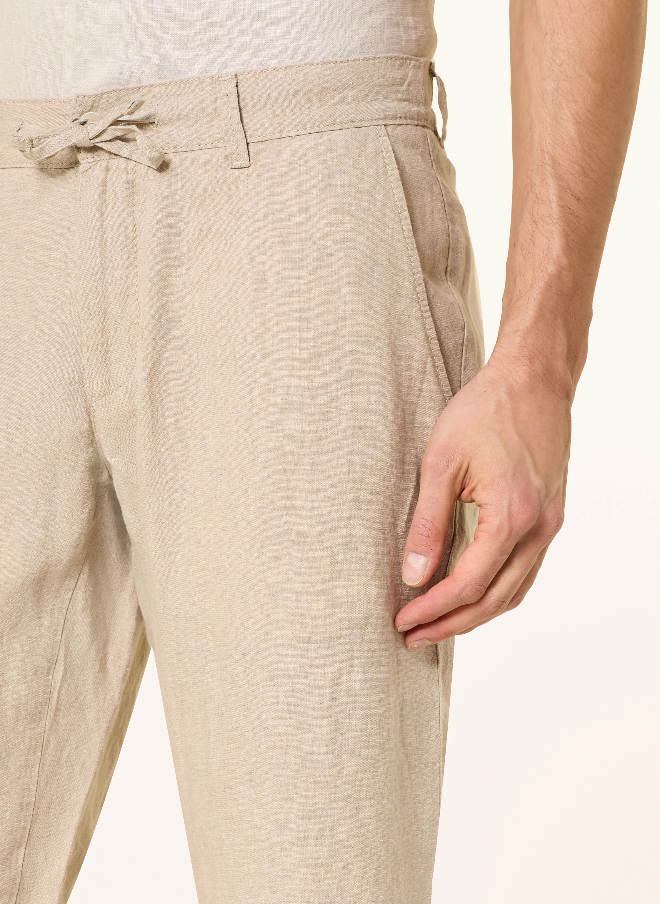 BRAX Leinenhose FABIO JOK im Jogging-Stil Regular Fit