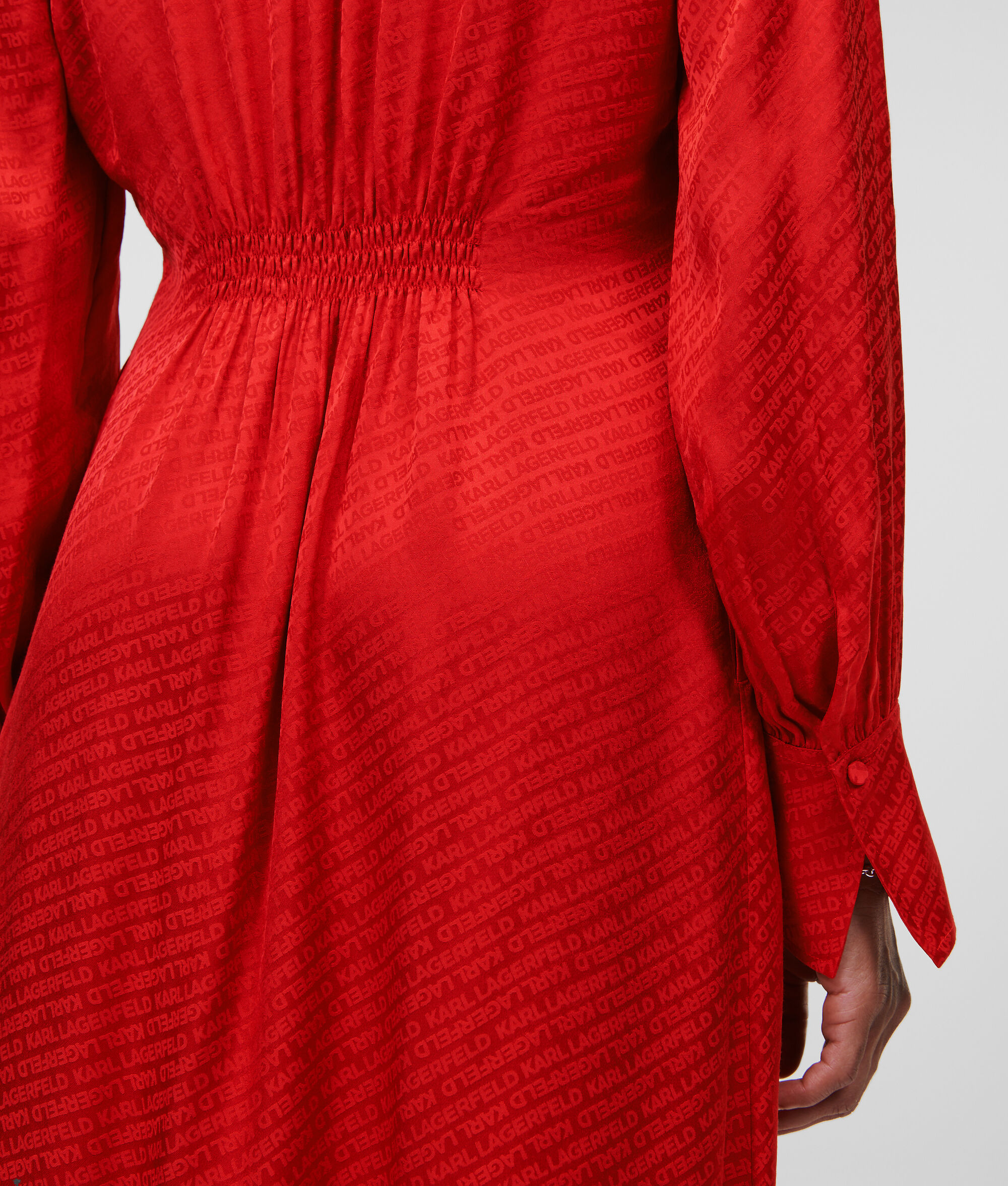 ROBE CHEMISE LOGO KARL JACQUARD