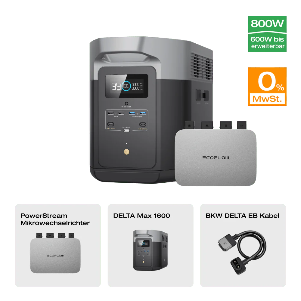 EcoFlow DELTA Max Tragbare Powerstation
