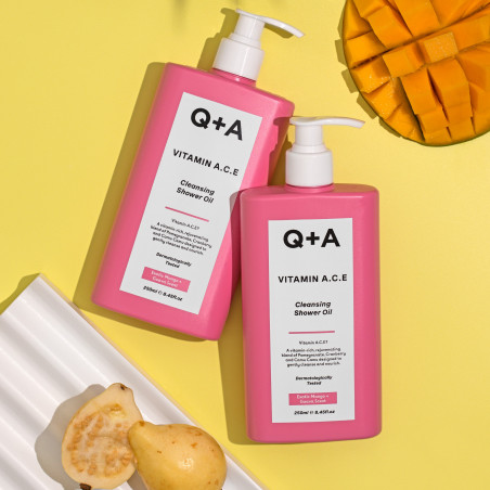 Q+A Vitamin A.C.E Shower Oil