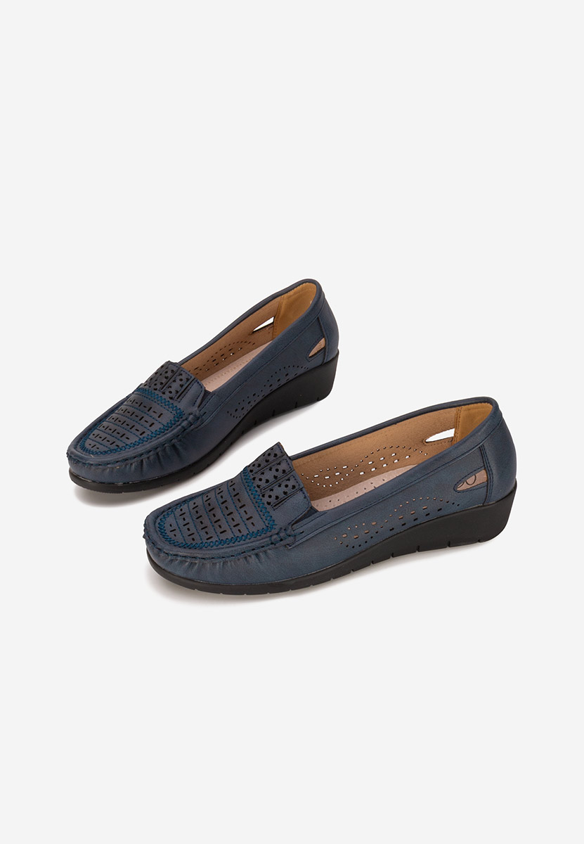 Mocassins femme marine Genovia