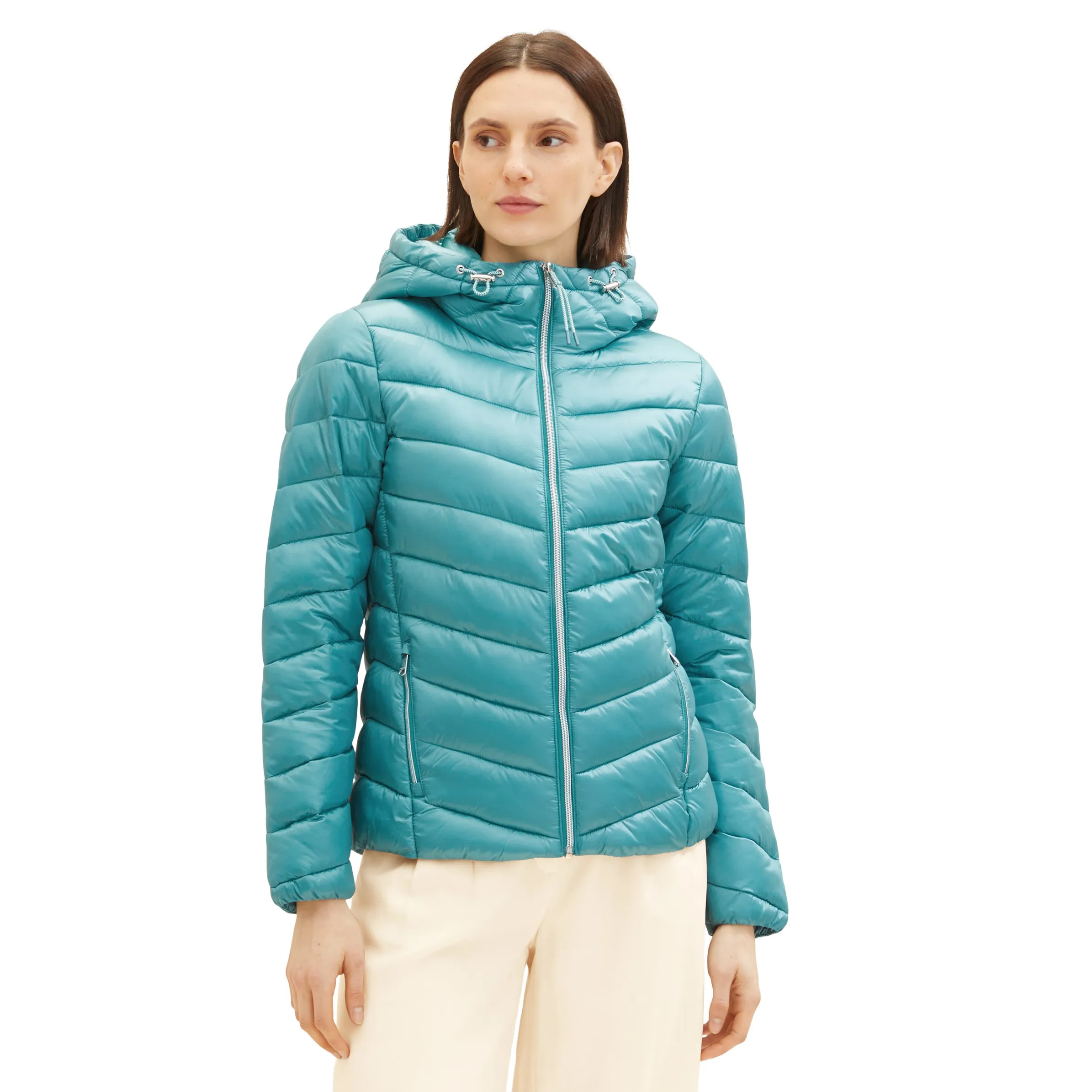 Damen Leichtsteppjacke mit Kapuze