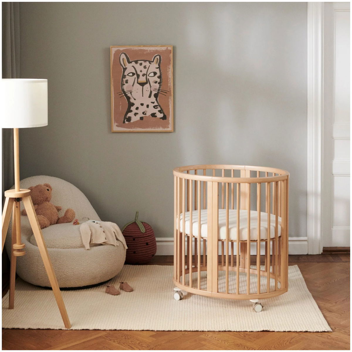 STOKKESTOKKE   Sleepi Mini V3 inkl Matratze white