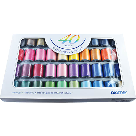 Brother SKiTCH PP1 Broderimaskinetråd - 40 farver