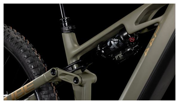 VTT Électrique Tout-Suspendu Cube Stereo Hybrid One44 HPC TM 800 Sram GX Eagle AXS 12V 800 Wh 29'' Vert Dusty Olive 2025