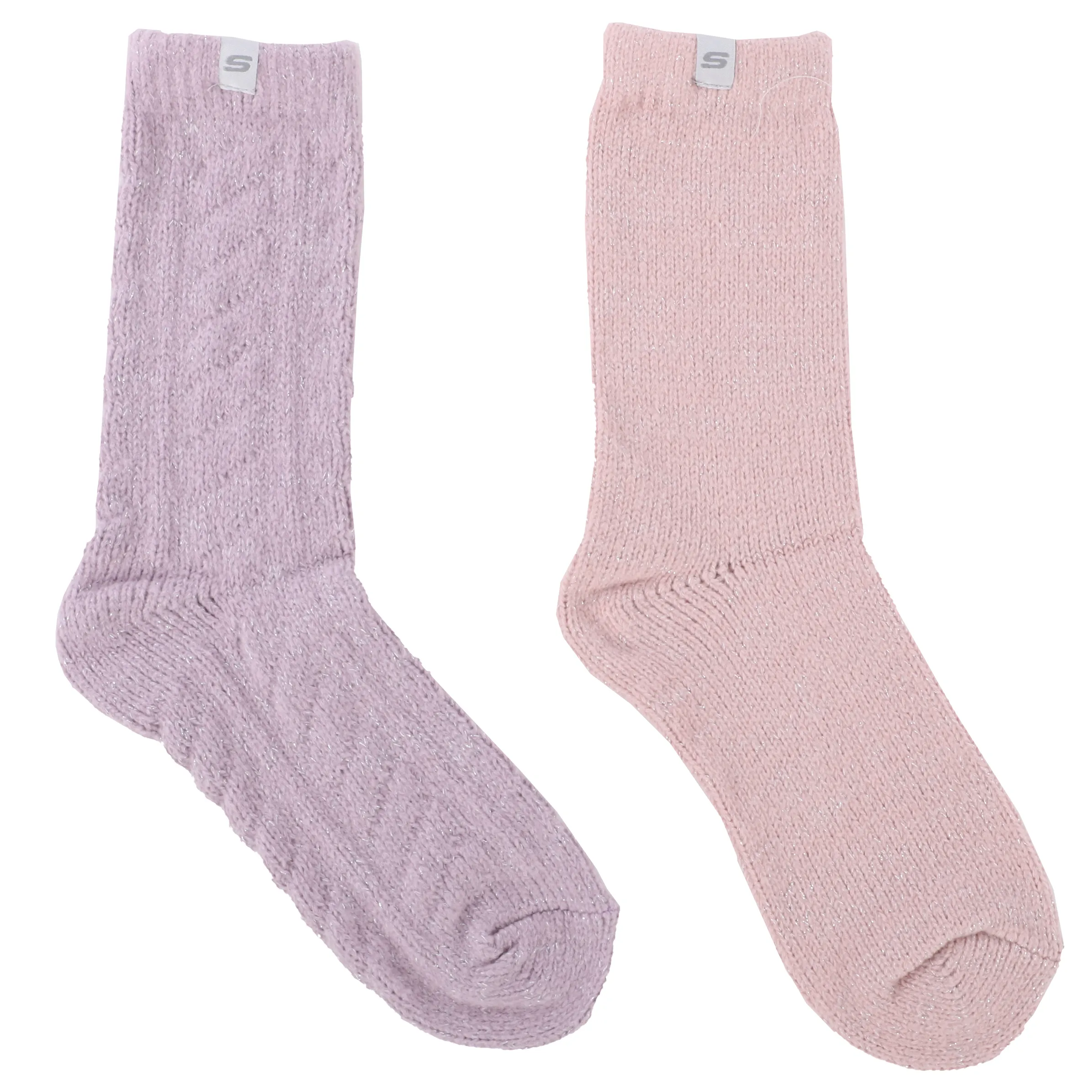 Damen Lurexsocken im 2er Pack