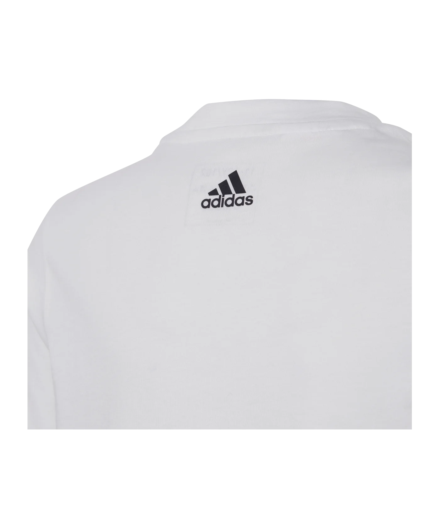 adidas Essentials Linear Logo Cotton T-Shirt Kids Weiss
