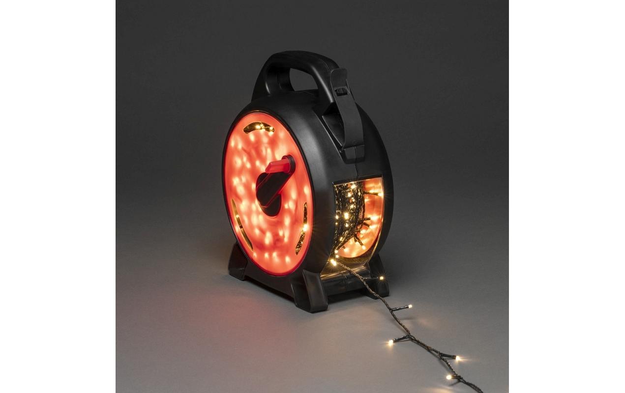 LED-Lichterkette mit Kabelaufroller, 400 LampenMicro LED Weihnachtsdeko