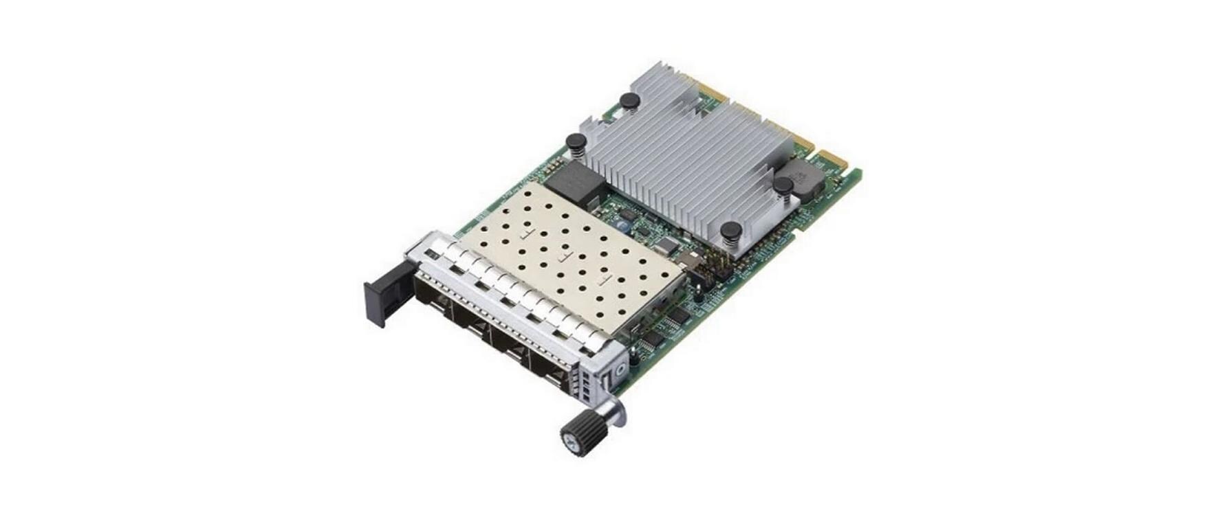 SFP28 Netzwerkkarte 540-BCRY OCP 3.0<br>Dell Broadcom 57504 Quad Port 10/25GbE, SFP28, OCP NIC 3.0 Kundeninstallation