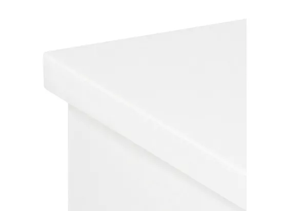 Puerto - Table de chevet murale 1 tiroir en bois - Blanc