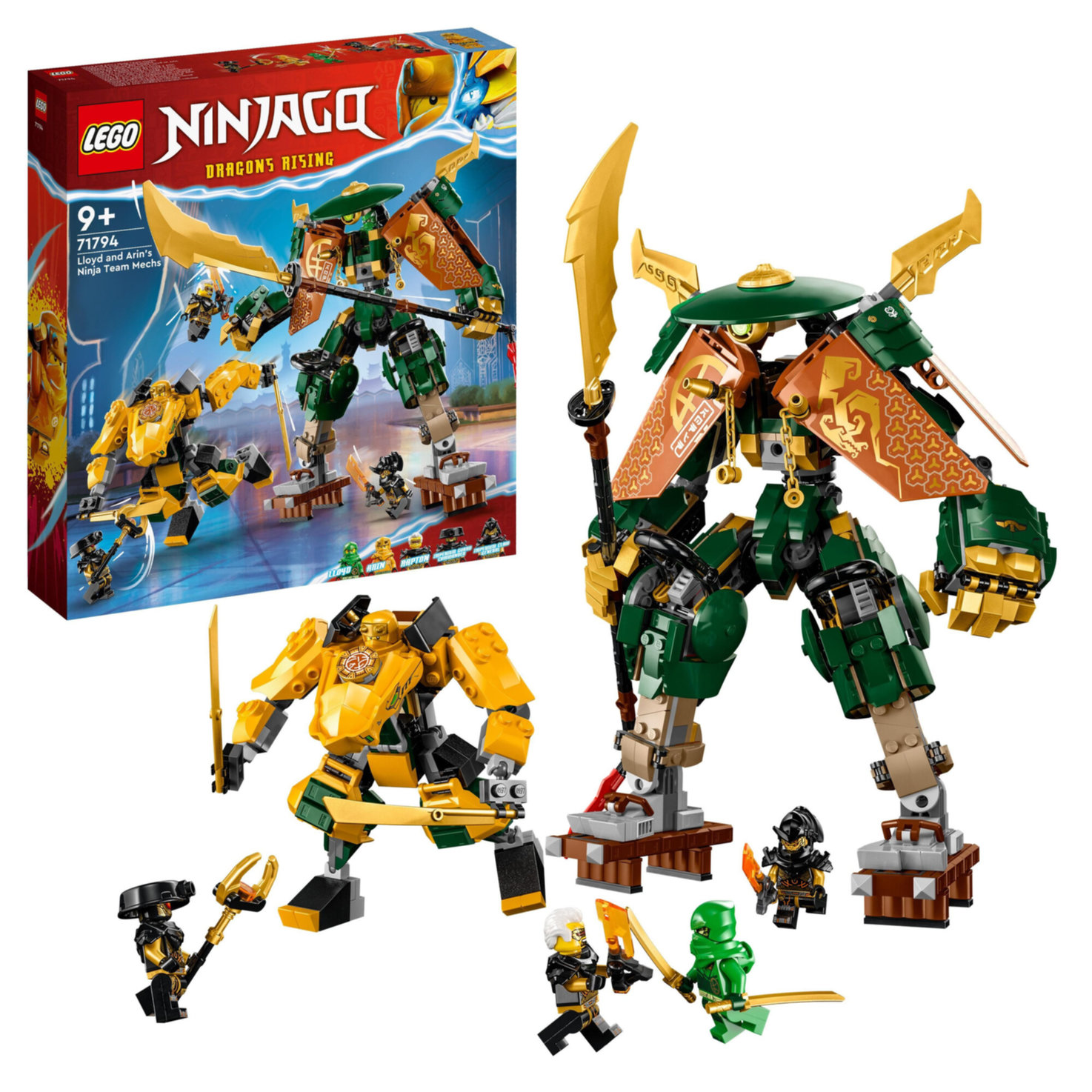 LEGO® NINJAGO® 71794 Lloyds und Arins Training-Mechs