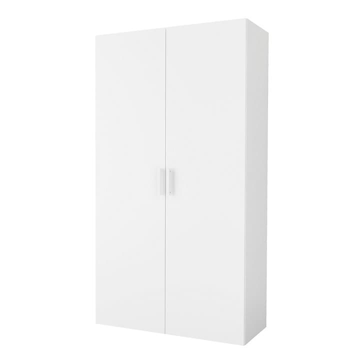 Armoire penderie portes battantes blanc GoodHome Atomia H. 187,5 x L. 100 x P. 45 cm