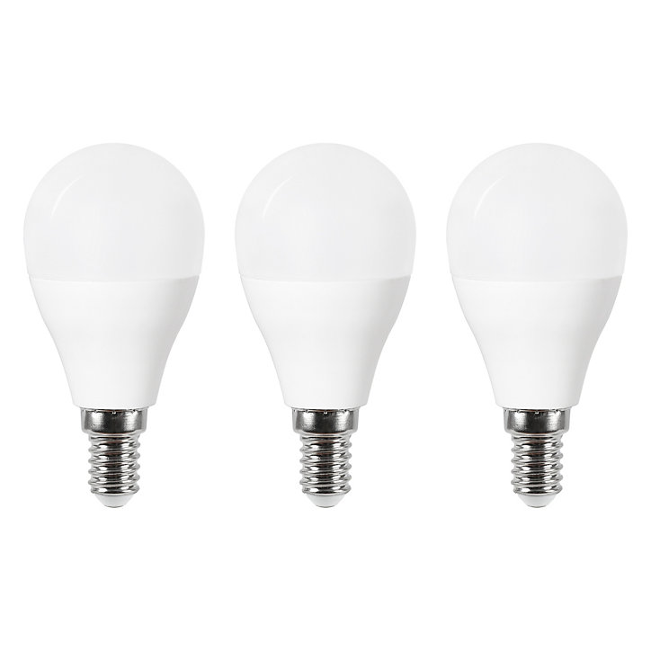 3 ampoules LED connectées Myko E14 mini globe 470lm=40W variation de blancs et couleurs Jacobsen blanc