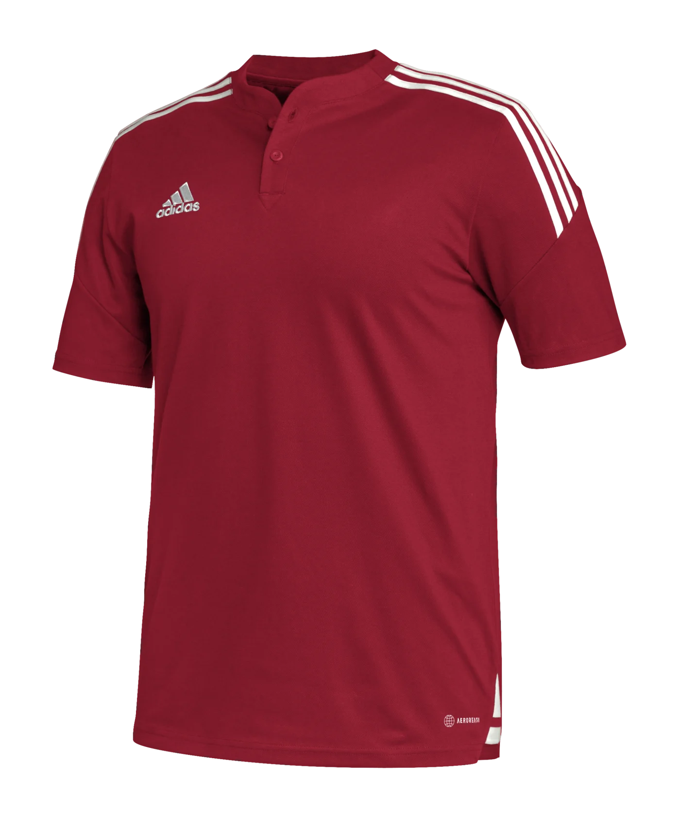 adidas Condivo 22 Poloshirt Rot Weiss