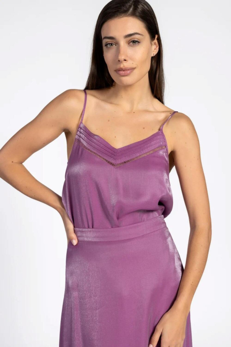 Aaiko paarse dames top