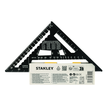 Stanley multifunctionele aluminium bouwdriehoek 180mm