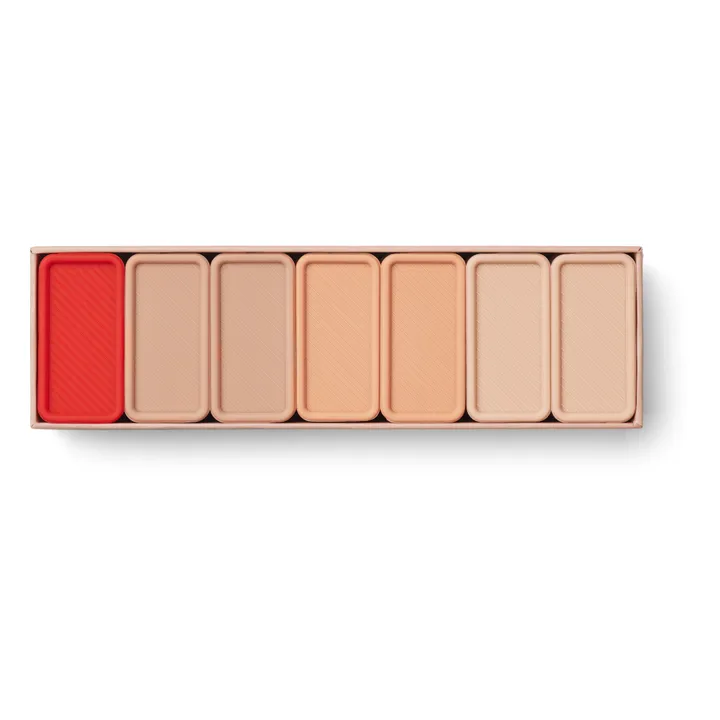 Liewood Jeu de domino Dodo en silicone | Rose