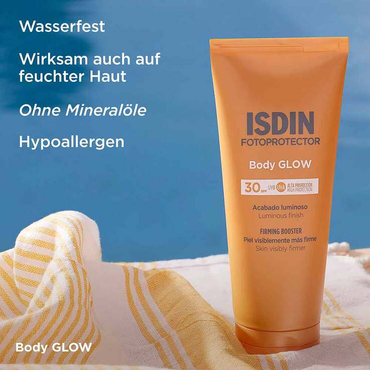 ISDIN Fotoprotector Body glow Creme LSF 30, 200 ml