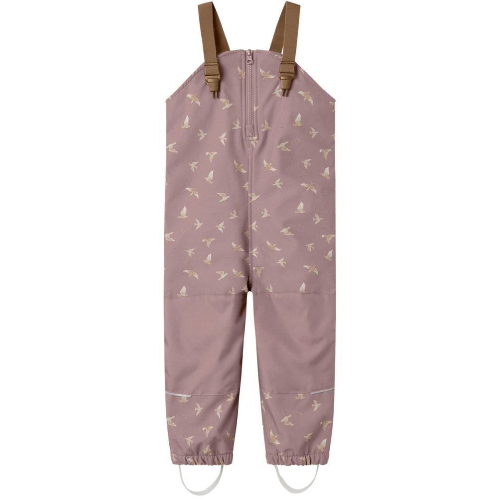 Køb Name It Woodrose Bird Nmfalfa08 Softshell Overtræksbukser Aop Fo