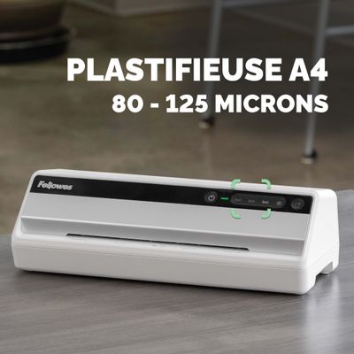 Fellowes Saturn A4 - Plastifieuse A4 - de 80 à 125 microns - à chaud et à froid