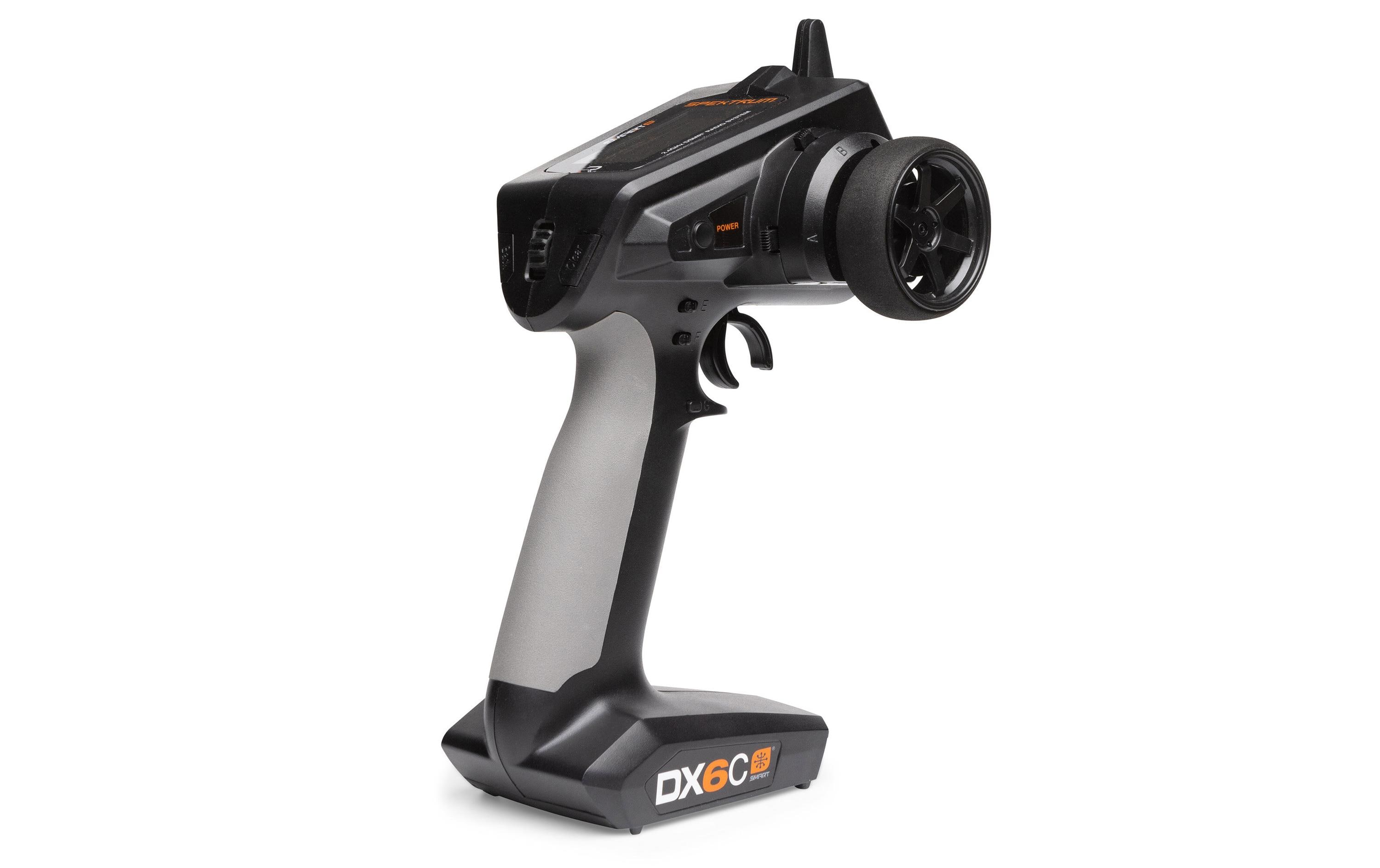 Fernsteuerung DX6C, 6-Kanal 2.4 GHz DSMR nur Sender<br>6-Kanal Pistolengriff Sender für RC-Fahrzeuge
