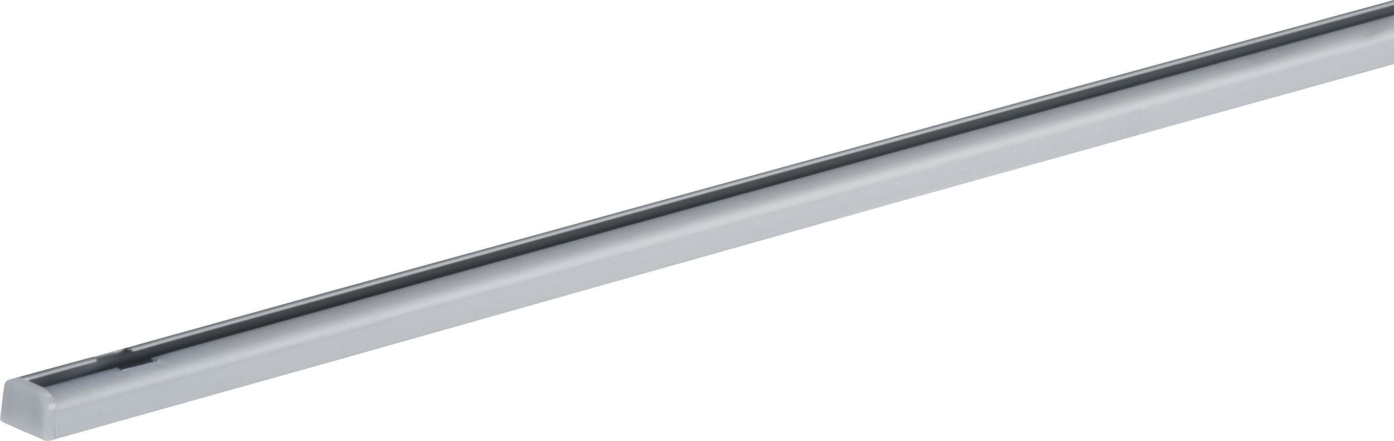 SLIM LINE Vorhangschiene - Silber / B: 200.0 cm x T: 1.6 cm x H: 1.0 cm
