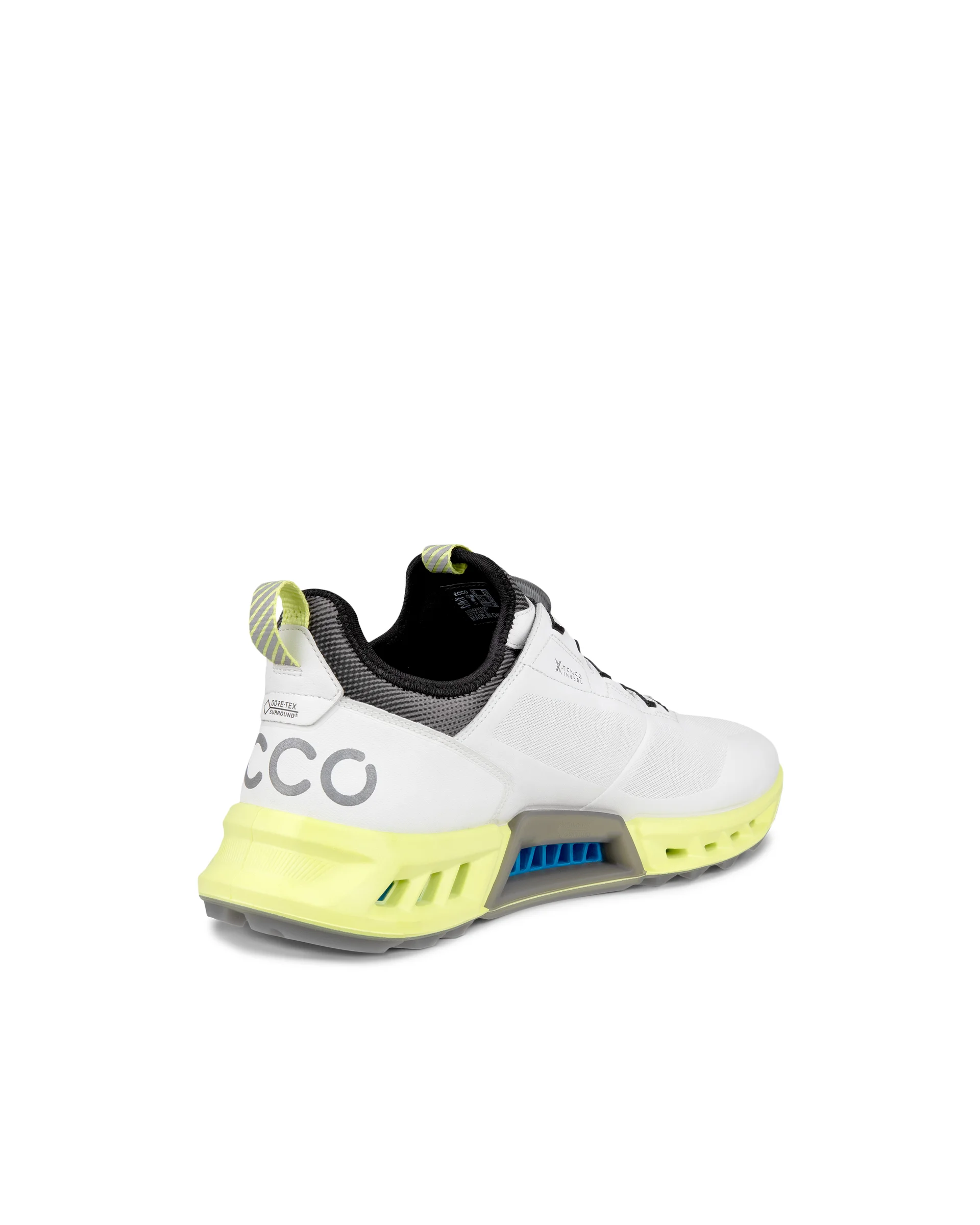 ECCO M GOLF BIOM C4 Herren Golfschuh aus Leder mit Gore-Tex Weiß