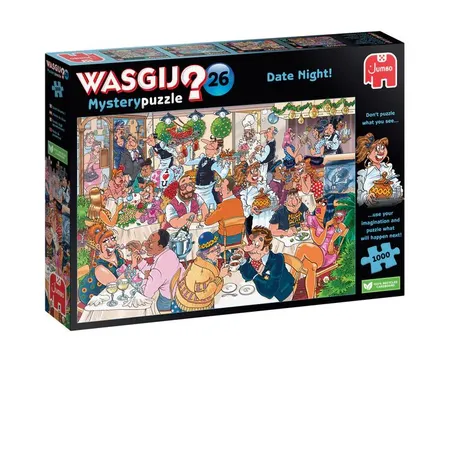 Jumbo Spiele Puzzle - Wasgij Mystery 26: Date Night! 1000 Teile