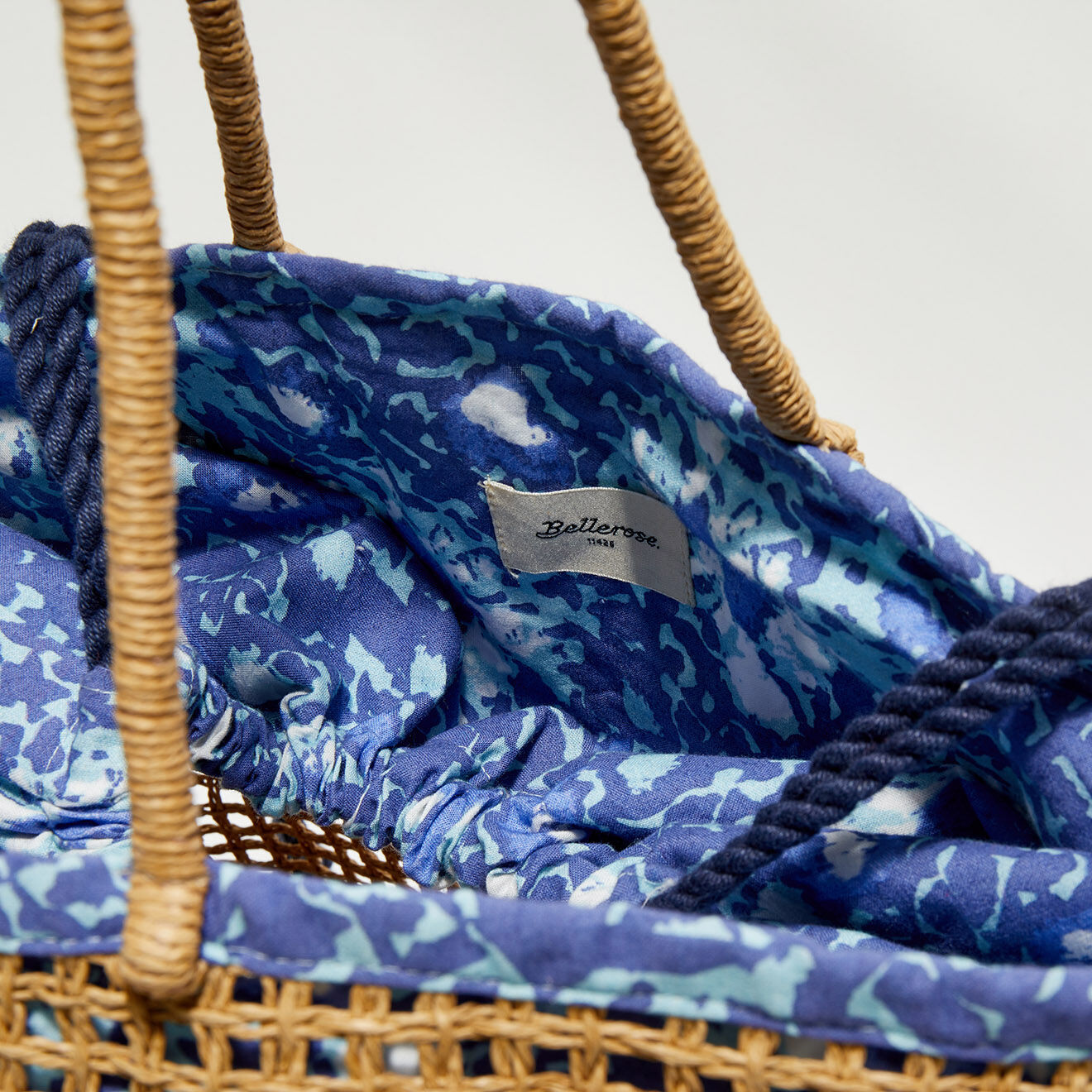 Bellerose Sac cabas en Raphia Eice natural - 53x37x22 cm