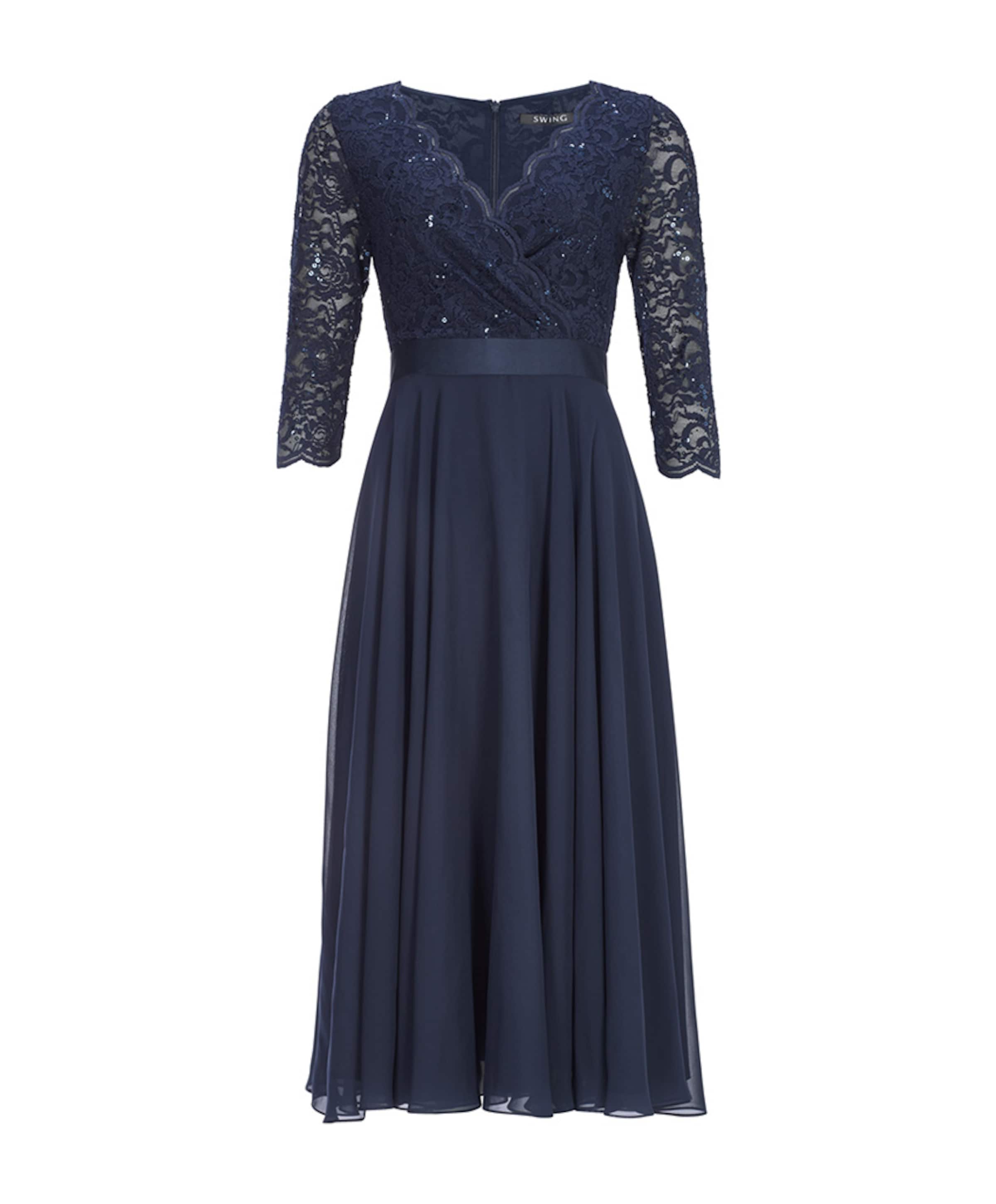 Swing Dames jurk blauw