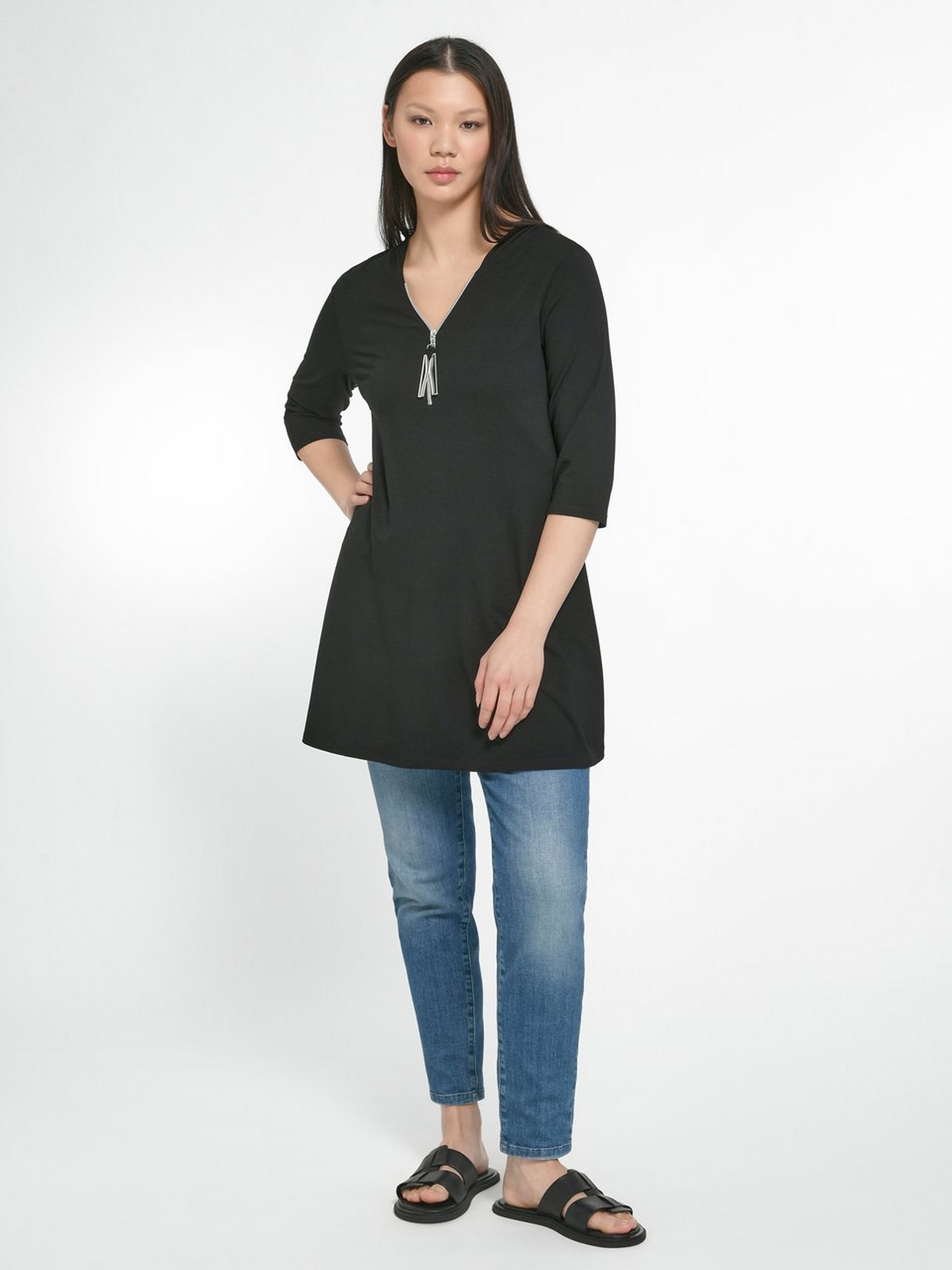 Long-Shirt mit 3/4-Arm