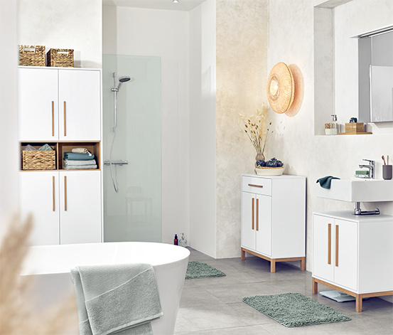 Bad-Hochschrank »Eklund«, weiß