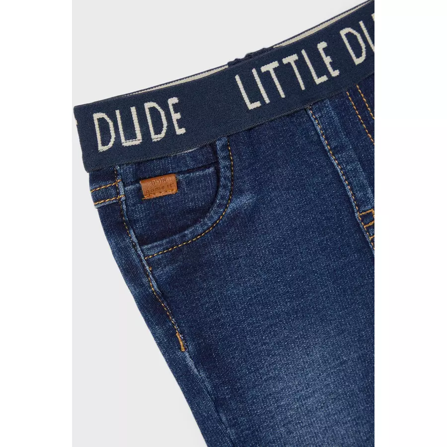 name it Sweatjeans Nbmsilas Dark Blue Denim