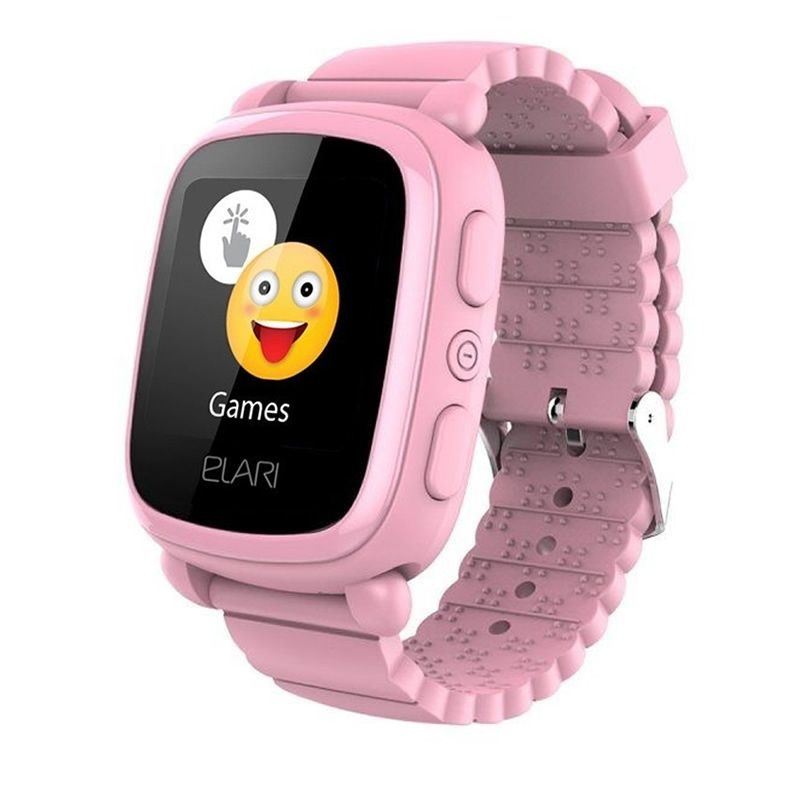 Smartwatch Elari Kidphone 2 Rosa com Rastreador para Crianças - Tela Sensível ao Toque