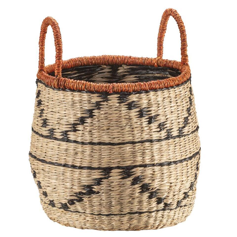 Mand Senna - naturel - zeegras - 29xø32 cm