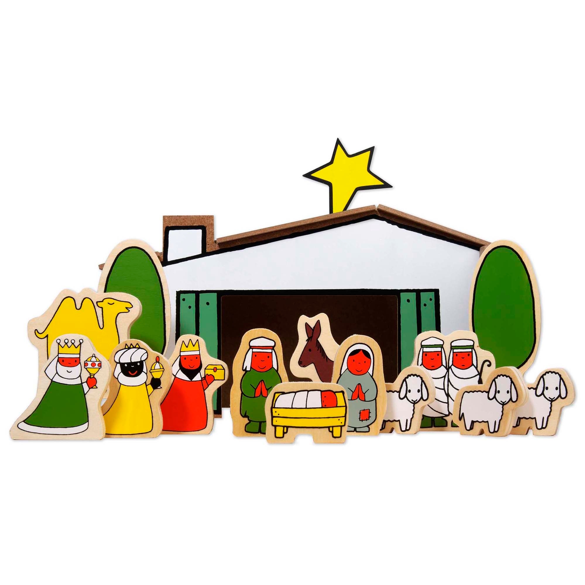Kerststal Dick Bruna multi
