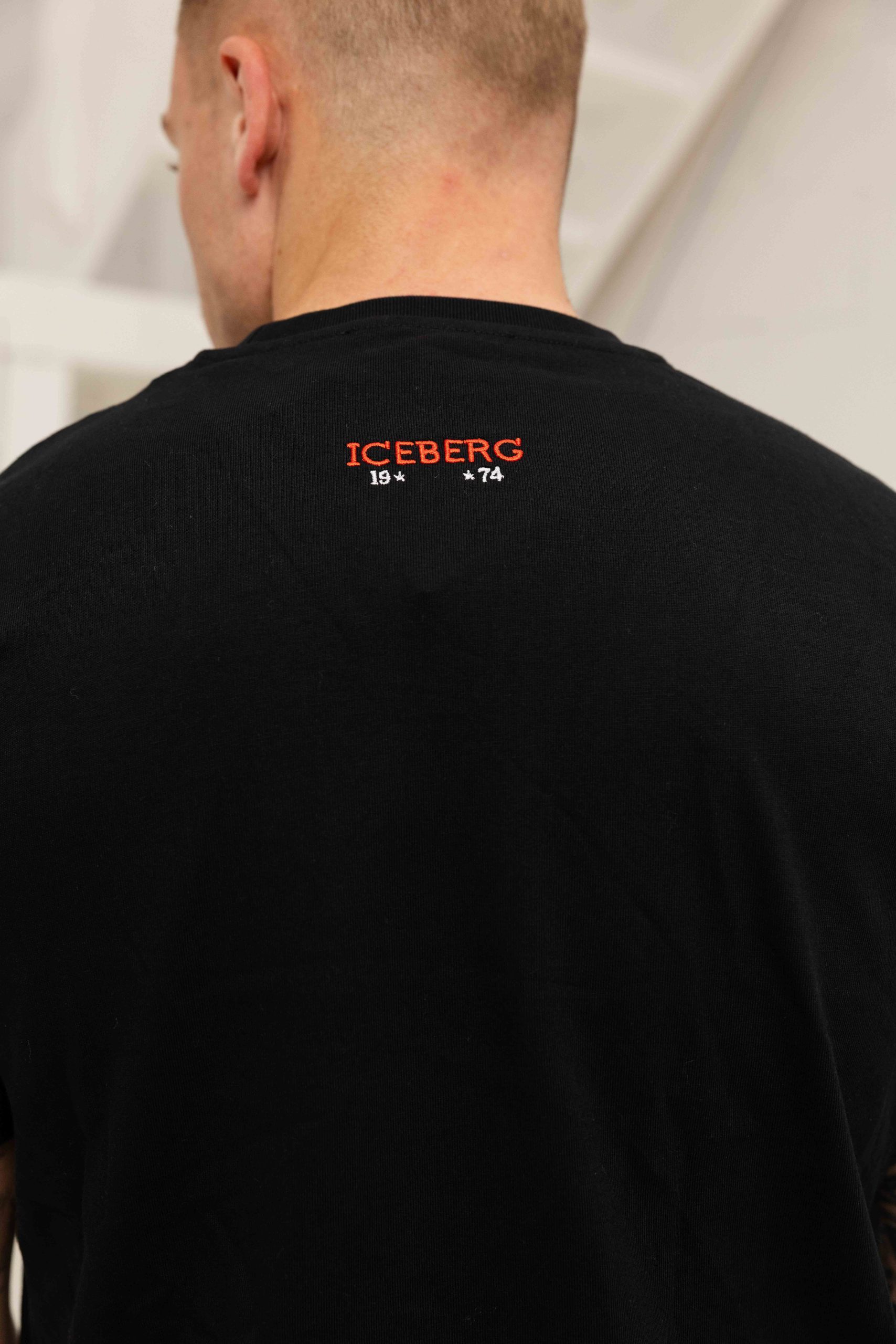 Iceberg 5D F042 Jersey T-Shirt Heren Zwart