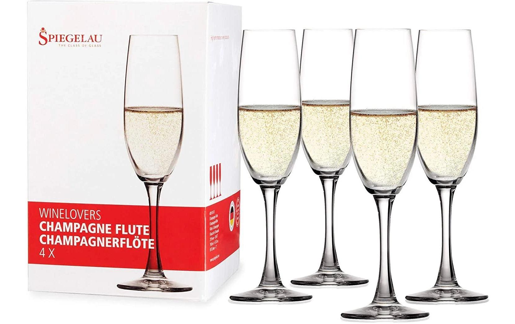 Champagnerglas Winelovers 190 ml, 4 Stück, TransparentChampagnergläser-Set
