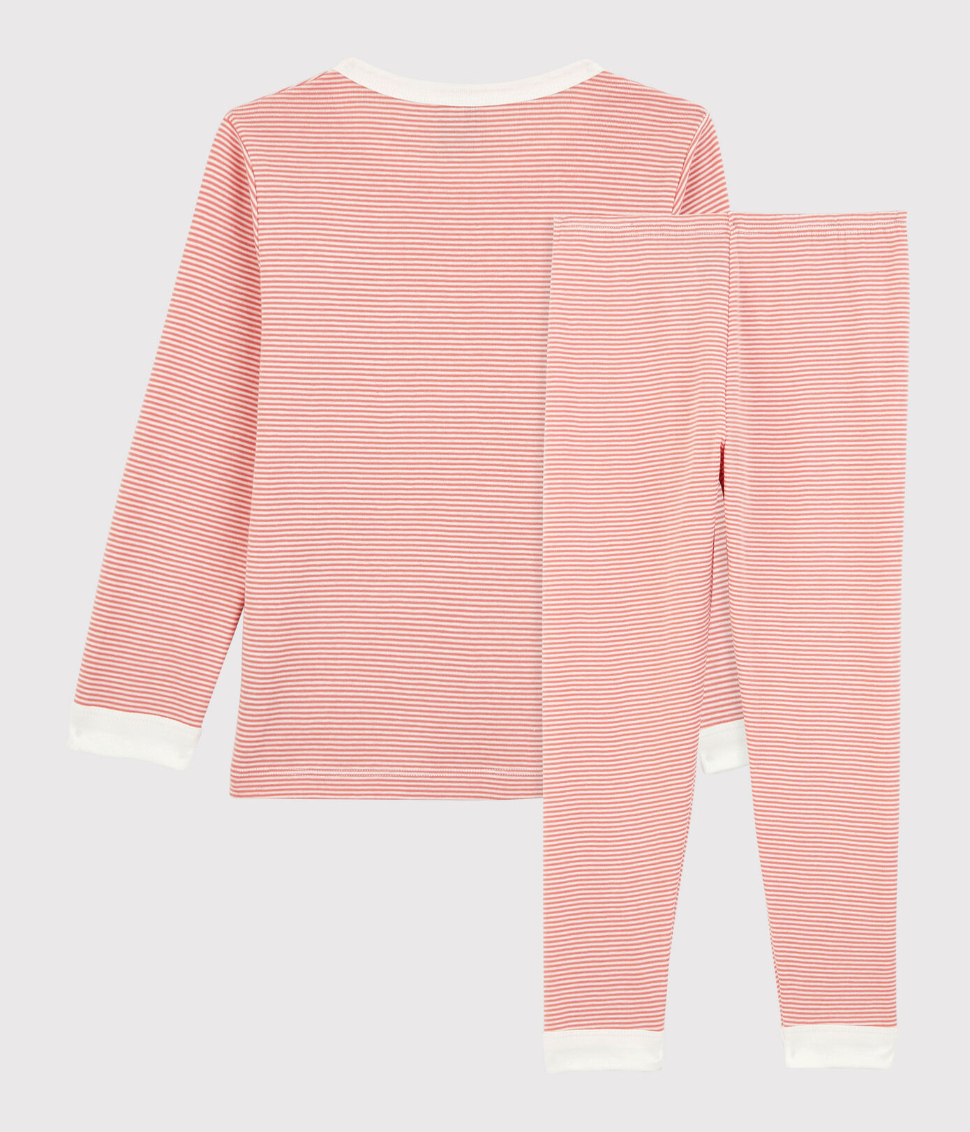 Pyjama rayé milleraies petite fille/petit garçon en coton biologique