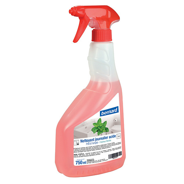 Nettoyant sanitaires détartrant journalier acide Bernard 750 ml