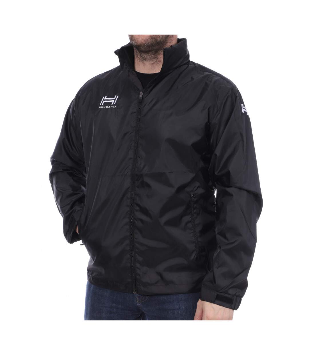 Coupe-Vent Noir Homme Hungaria Training Premium